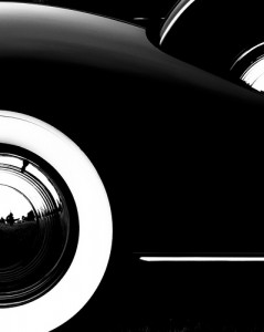 Black and White Car