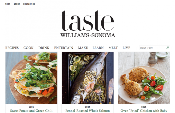 10 - Williams-Sonoma Blog