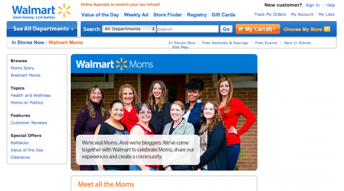 1 - Walmart Moms