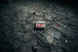 Old Exit Sign