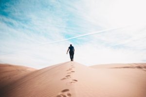 Footprints In The Desert