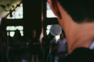 Speaker On Stage