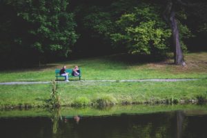 Sitting and Talking