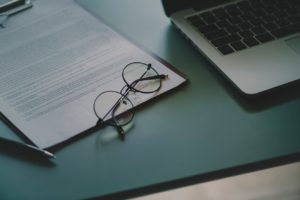 Computer and Reading Glasses