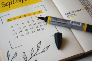 Yellow Calendar