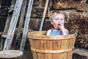 Boy In A Bucket