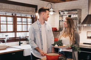 Couple In Kitchen