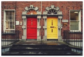 Red and Yellow Doors