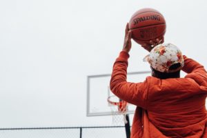 Shooting A Basketball