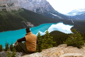 Sitting On A Cliff