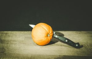 Cutting An Orange