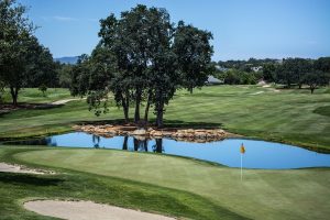 Golf Hole With Water